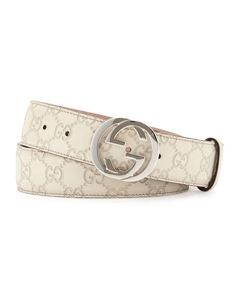 gucci bee belt white|genuine leather Gucci belt women.